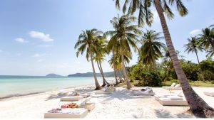 Phu Quoc Island tropical beach in Vietnam